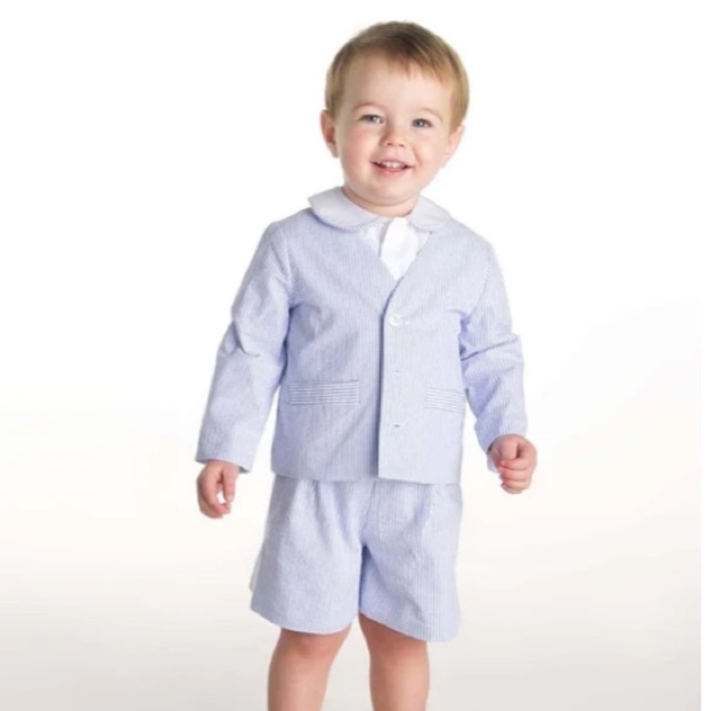 Toddler 2T Boutique striped Seersucker Eaton Jacket